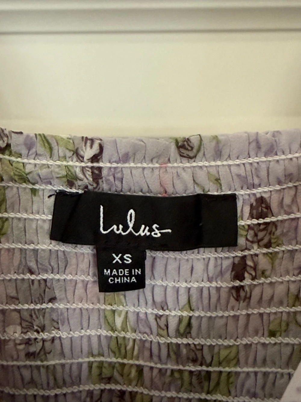 Lulu's Everlasting Sight Lavender Floral Print Tie-Strap Midi Dress - Picture 5 of 7